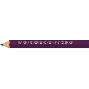 Purple Hexagon Golf Pencils