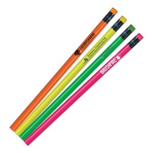 Assorted Neon Painted Pencils
