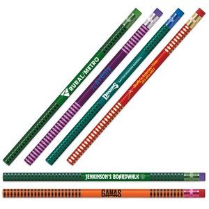 Assorted Hot Stripe Foil Pencils