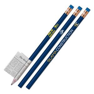 Royal Blue Recycled Newspaper Pencils