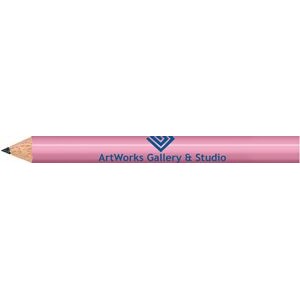Pink Round Golf Pencils