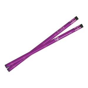 Purple Rain Watercolor Look Painted Pencils