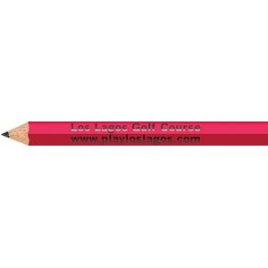 Neon Pink Hexagon Golf Pencils