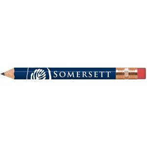 Royal Blue Round Golf Pencils with Erasers