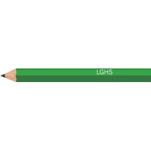 Light Green Hexagon Golf Pencils