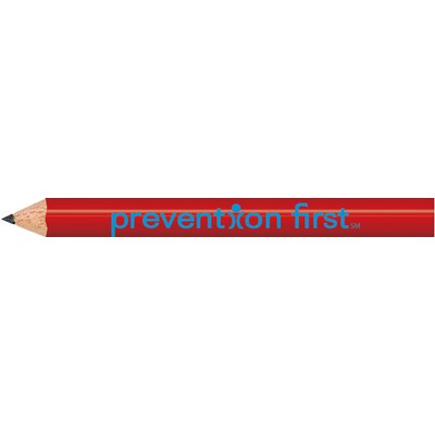Vivid Red Round Golf Pencils