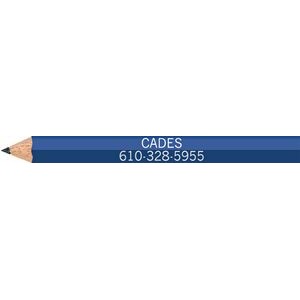 Lapis Blue Hexagon Golf Pencils