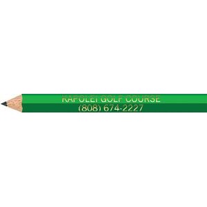 Neon Green Hexagon Golf Pencils
