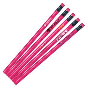 Neon Pink Painted Pencils