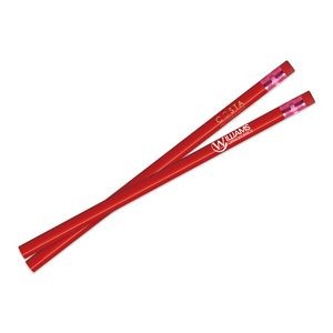 Vivid Red Painted Pencils