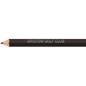 Matte Black Hexagon Golf Pencils