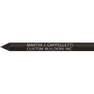 Matte Black with Black Wood Hexagon Golf Pencils