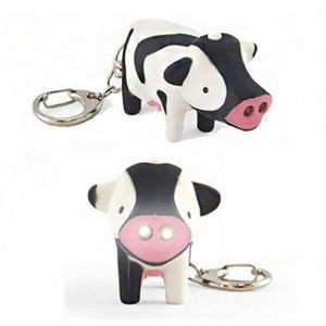 Little Cow LED Sound Keychain