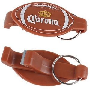 Rugby Football Bottle Opener Keychain