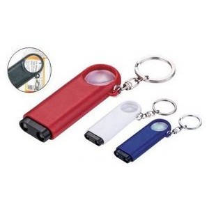 Magnifier LED Keychain