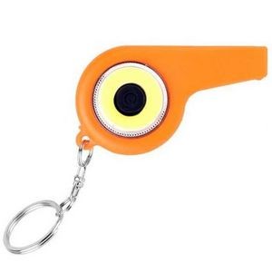 COB Light Whistle Keychain