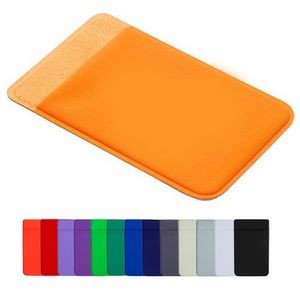 Rectangle Collar Stretch Lycra Phone Wallet