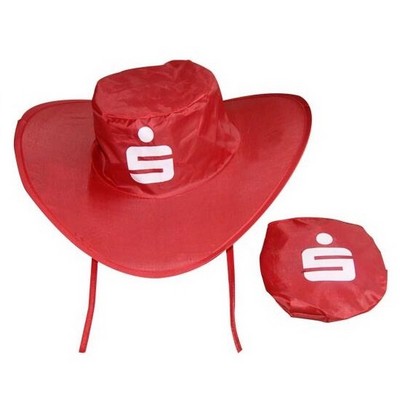 Collapsible Cowboy Hat w/ Pouch
