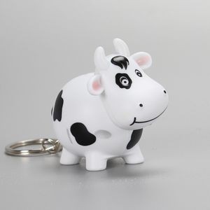 Fat Cow LED Sound Keychain