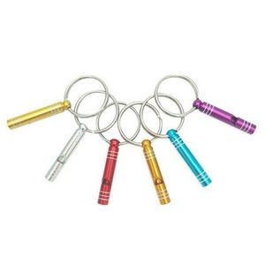 Aluminum Mini Whistle Keychain