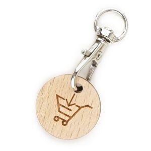 Wooden Token Keychain