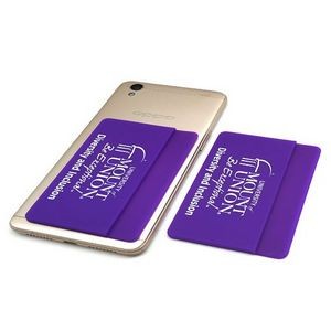 Silicone Phone Wallet w/ Side Pocket