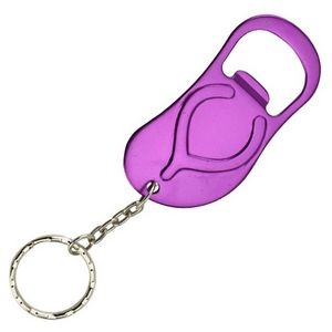 Flip Flop Sandal Bottle Opener Keychain