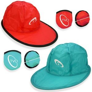 Collapsible Baseball Cap w/ Pouch