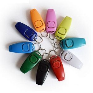 2 in 1 Training Clicker Whistle Keychain
