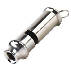 Stainless Steel Whistle Keychain
