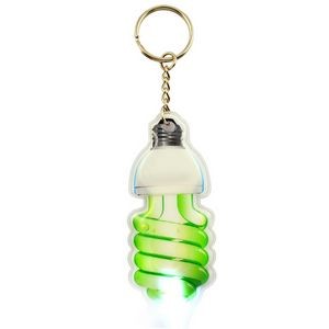 Custom Bulb PVC LED Keychain