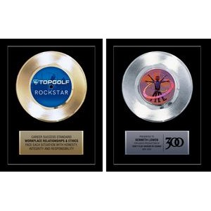 Framed 7" Gold / Platinum 45 Single Record Award