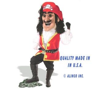Captain Plunder Pirate Mascot Costume