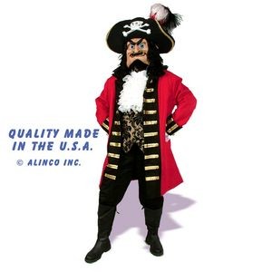Fancy Captain Scratch Pirate Mascot Costume