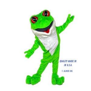 Tree Frog Mascot Costume