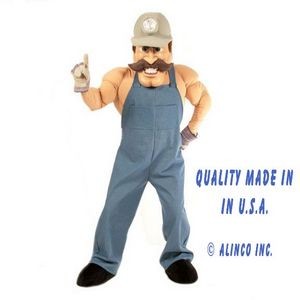 Milton Coal Miner Mascot Costume