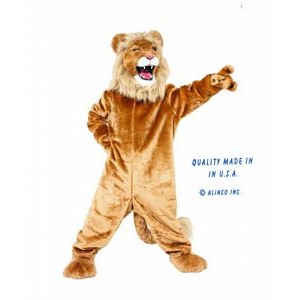 Real Cat Lion Mascot Costume
