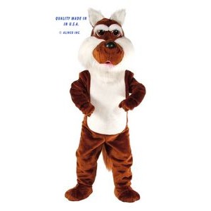 Coyote W/O Clothing Mascot Costume