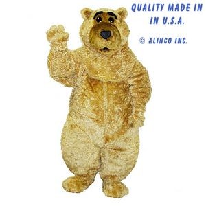 Curley Boris Bear Mascot Costume