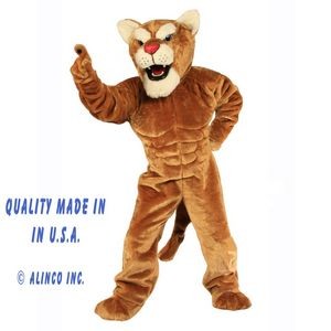 Power Cat Cougar Mascot Costume