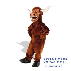 Larry Longhorn Bull Mascot Costume