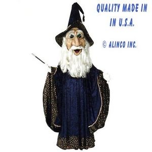 Wilfred Whitehorne Wizard Mascot Costume
