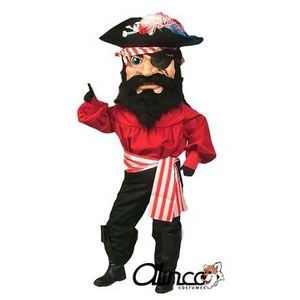 Captain Scratch Pirate Mascot Costume