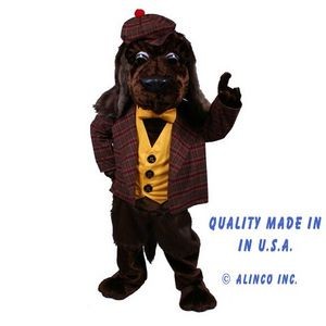 Rover Dog w/Clothing Mascot Costume