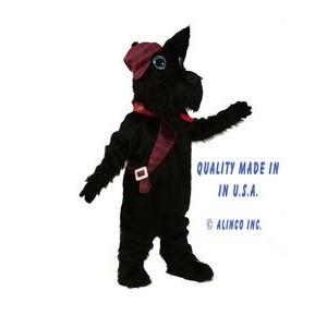 Scottie Dog Mascot Costume