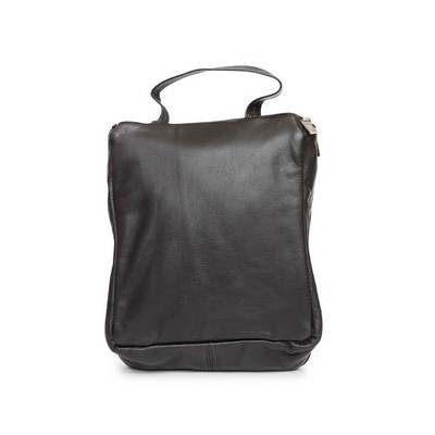 Ashlin® Designer Shaun Midnight Black Hanging Toiletry Kit Bag