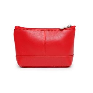 Ashlin® Designer Aubrey Fire Engine Red Compact Cosmetic Beauty Bag