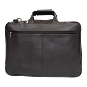 Ashlin® Designer Carson Midnight Black Laptop Briefcase w/Removable Shoulder Strap
