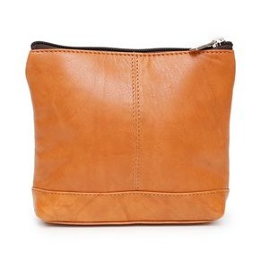 Ashlin® Designer Ryleigh British Tan Mid Sized Cosmetic Beauty Bag