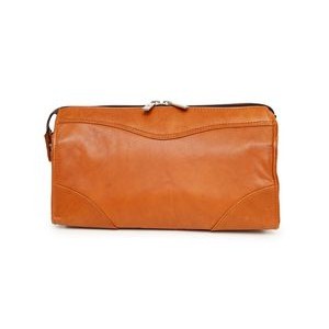 Ashlin® Designer Carnegie British Tan Mid-Sized Grooming Kit Bag